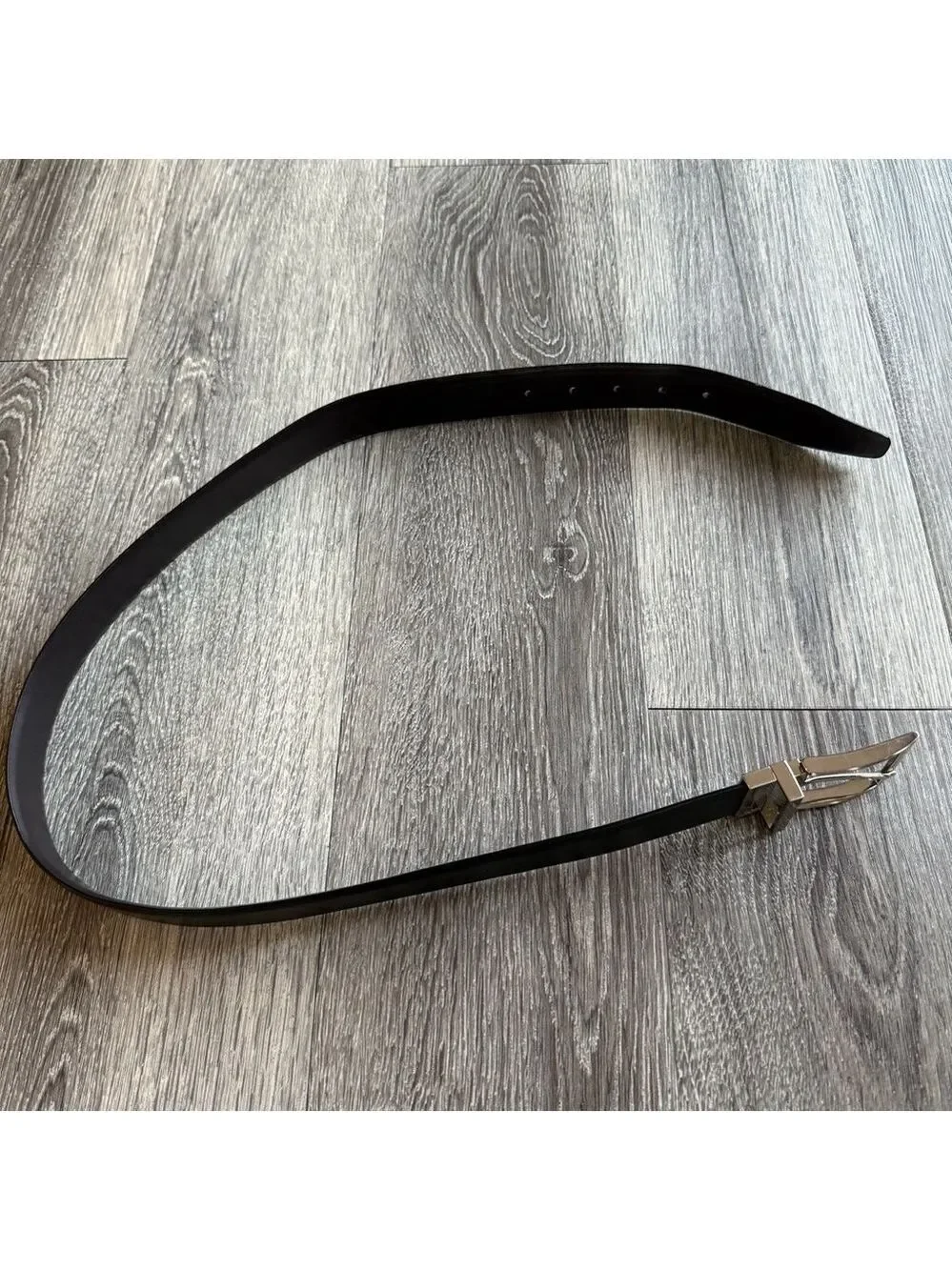 Men's Black Leather Belt Size 32